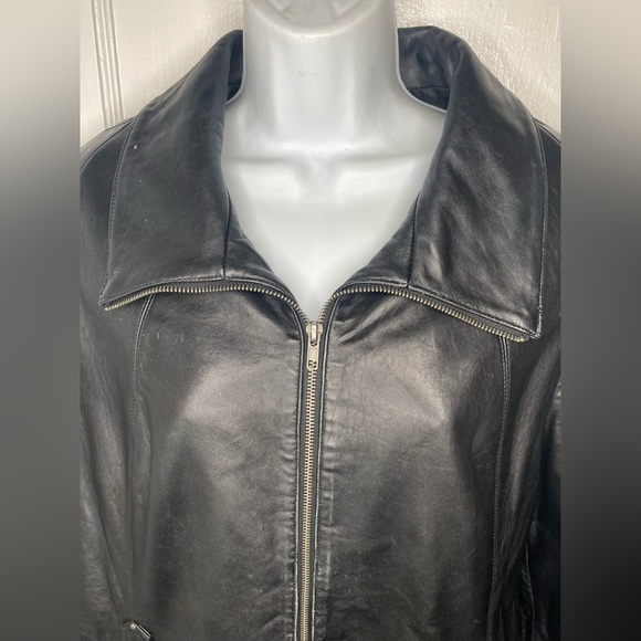 Preswick & Moore Black Leather Women's Jacket - Picture 2 of 12